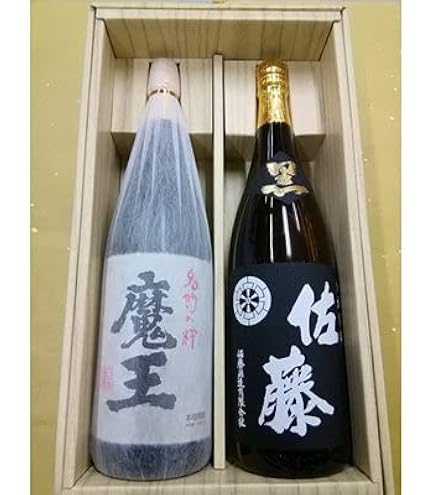 Amazon.co.jp: 特撰酒箱入り 芋焼酎 魔王＋ 村尾 (共に1800ml) 飲み